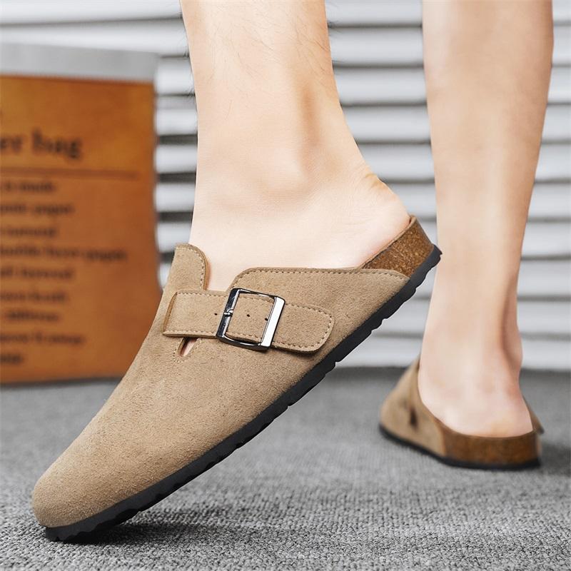 Summer Men Sandals Leather Men's Sandals Women Slippers Non-Slip Outdoor Beach Casual Shoes Zapatos Hombre Durable Luxury Shoes