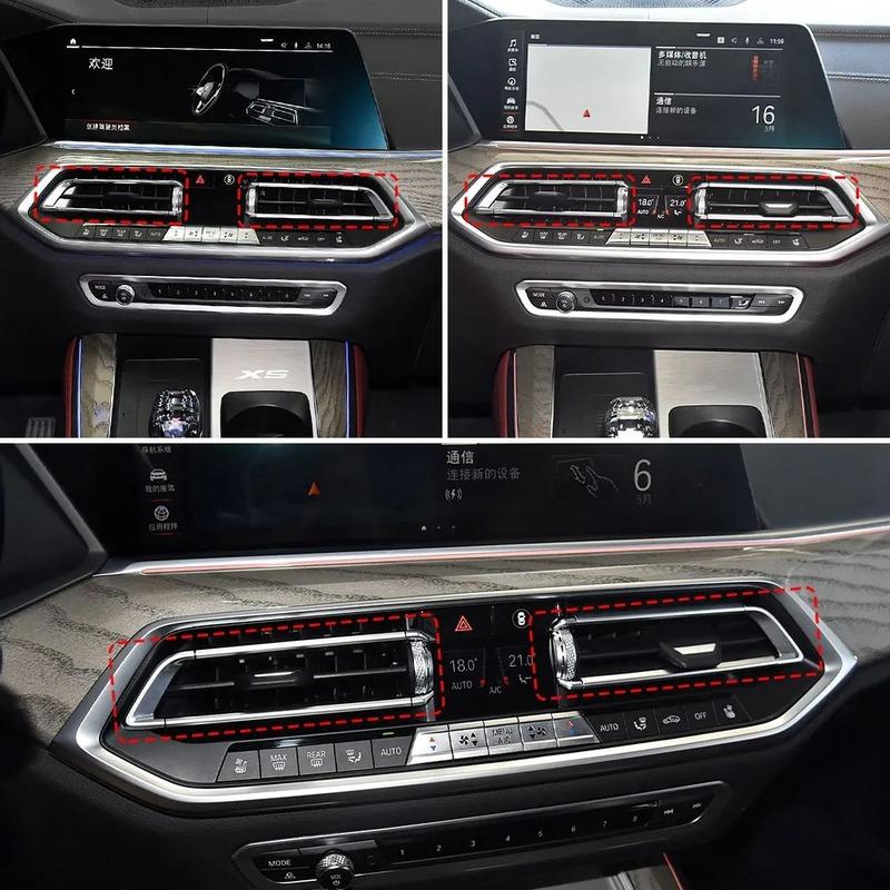 For BMW G05 G06 G07 Car Front Air Vent Grille Clip Trim Parts A/C Outlet Repair Kits Accessory For BMW X5 X6 X7 64119458541