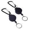 Frosted Retractable Anti-Theft Keychain Clip for Outdoor Use