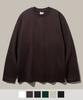 FP142 Mtor Heavy Silket Layered Long Sleeve T-Shirt Brown Sjlt1489