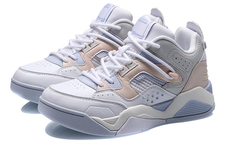 Li Ning Synthetic Leather, Artificial Leather Cushioning Slip Resistant Abrasion Resistant Coverage Support Low top AGBR022-3