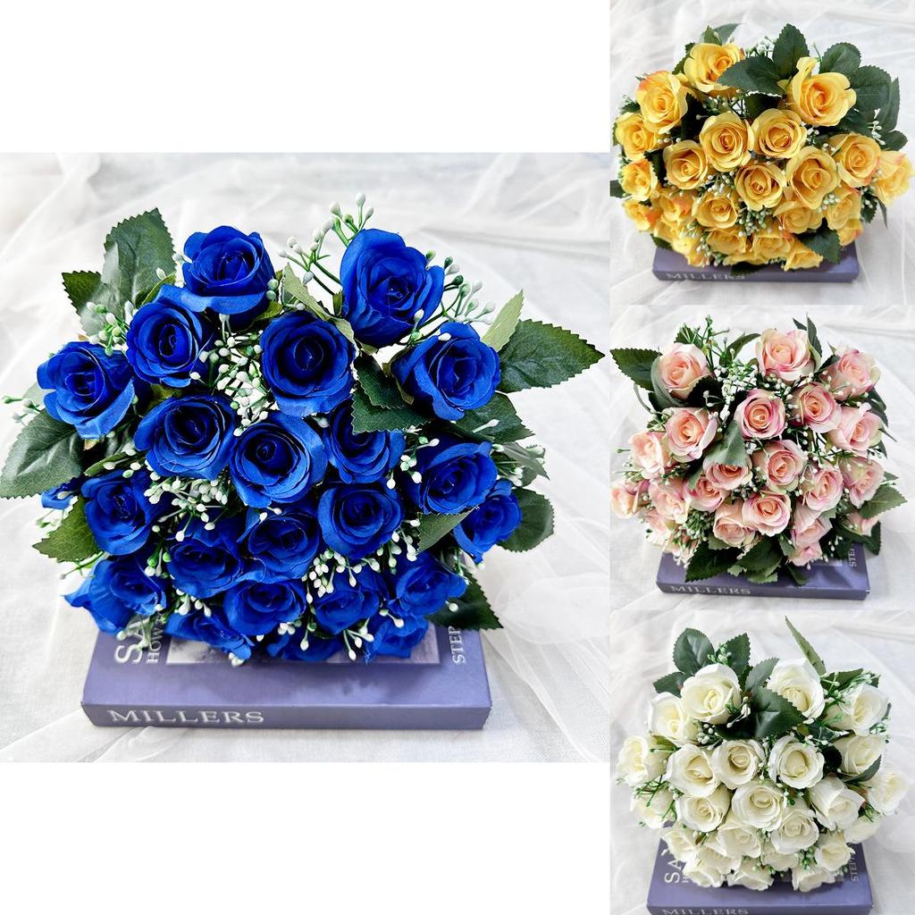 Imitation Rose Flower Collection For Wedding Venue Decoration Photography Prop Home Decoration