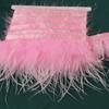 Ostrich Fur Turkey Feather Cloth Belt Diy Feather Handicraft Jewelry Clothing Luggage Decoration Material