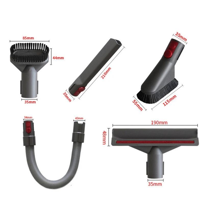 Attachment Kit for Dyson V7 V8 V10 V11 V15 Absolute Detect Cyclone Outsize Vacuum Cleaner Accessories Bundle Replacement Brush