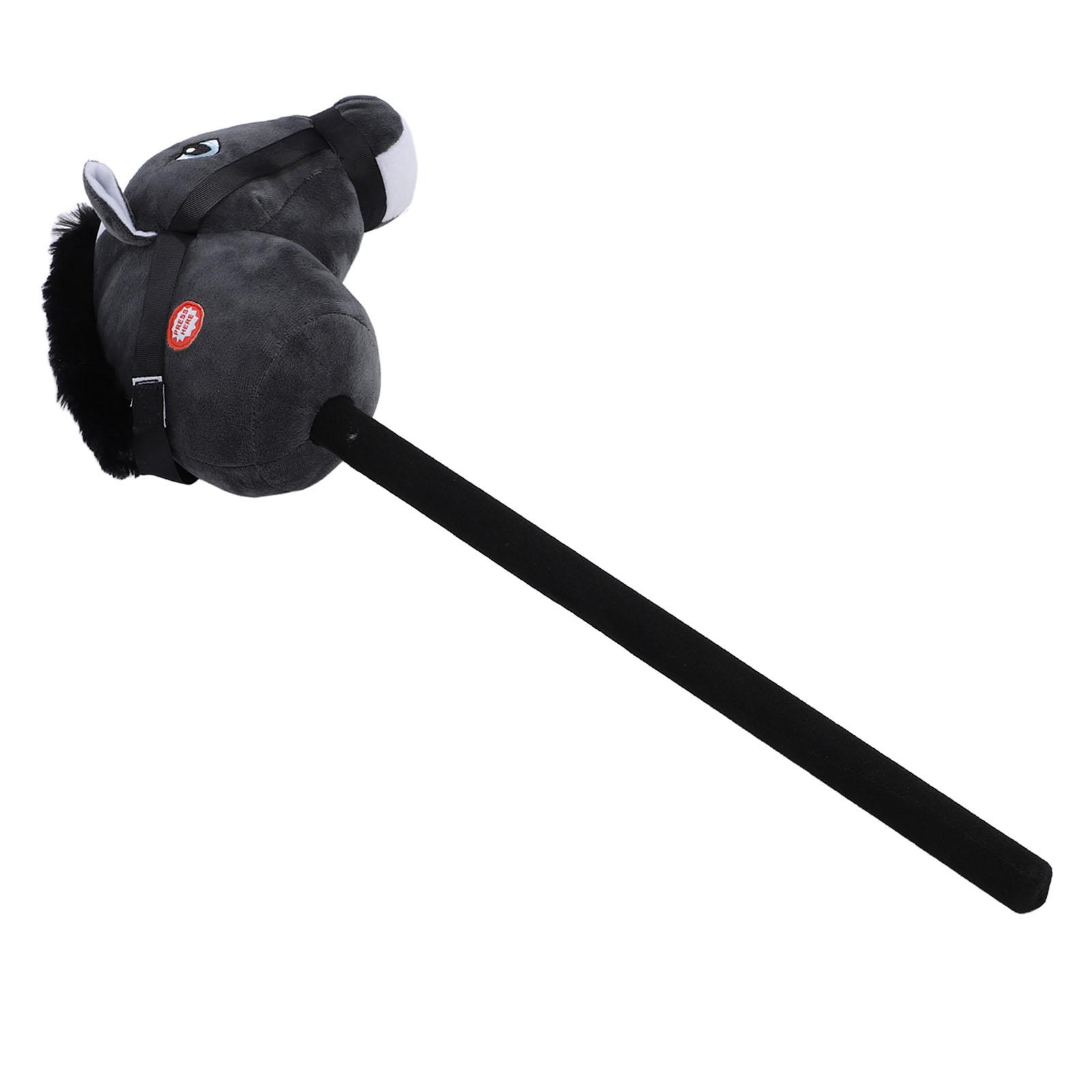 Hobby Horse Stick Toy 70cm Plush and PVC Cartoon Simulated Plush Handcrafted Hobby Horse