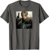 Resident Evil Leon TShirt Unisexs and Womens Summer Cotton Clothing Fashion Gaming Enthusiast Short Sleeve Tshirt Streetwear