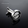 60 Series Model 304 Stainless Steel Wall-Mounted Towel Rack with Mirror Finish & Towel Ring