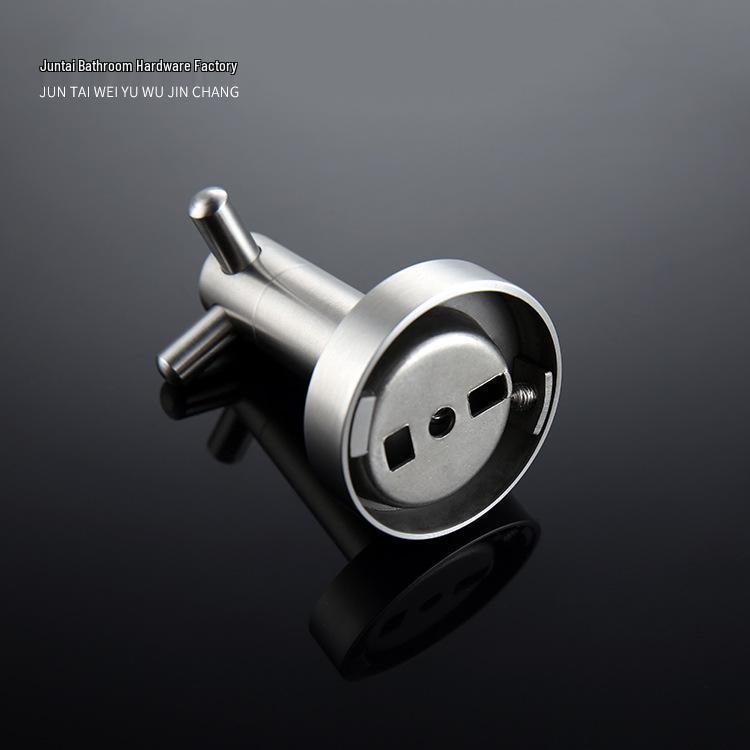 60 Series Model 304 Stainless Steel Wall-Mounted Towel Rack with Mirror Finish & Towel Ring
