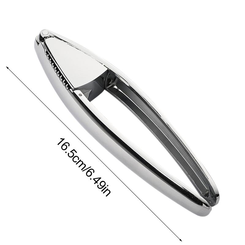 Garlic Press Crusher Ergonomic Handle Kitchen Crusher Manual Garlic Squeeze Tool For Home Dormitory Hotel Apartment Rental