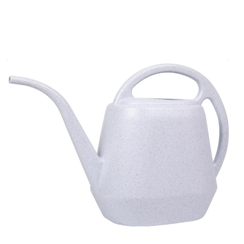 Regadera 4L Regadera de Plástico con Asa Cómoda Regadera Pequeña para Jardín Boquilla Larga para Interior Exterior