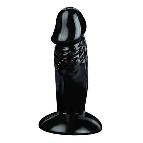 Small Teddy Sucker Simulation Fake Mini Penis Front and Rear Court Anal Plug for Women