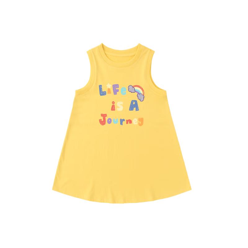 DUDUJIA 7A Antibacterial Girls  Cotton Vest Dress 100