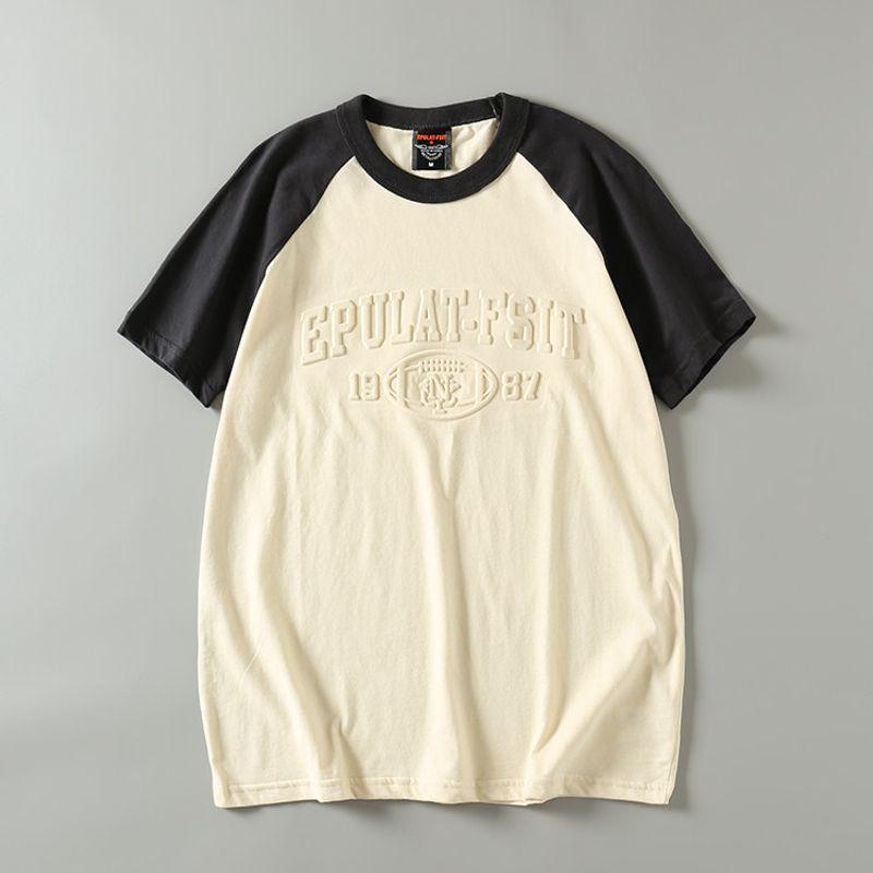 Foreign Trade Tail Goods Clearance of Original Order Round Neck Short-Sleeved T-shirt