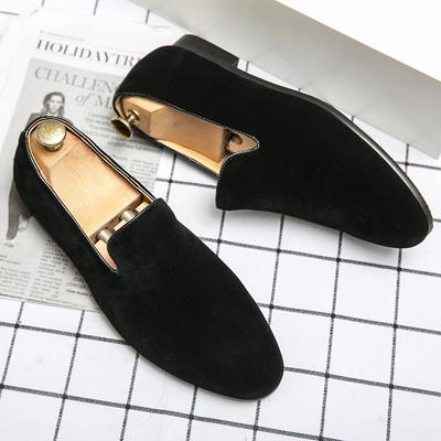Men Loafers Design Suede Leather Shoes Men Mules Classic Business For Male Luxury Driving Shoes Slip-On Men Dress Shoes