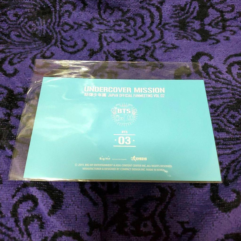 [USED] BTS UNDERCOVER MISSION Photo RM/Jin/Jungkook