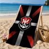 Fußballverein Aufgedrucktes Mikrofaser-Strandtuch, Weich und Saugfähig, Schnelltrocknend, Ideal für Sommerreisen, Strand-Essentials, Schwimmbad