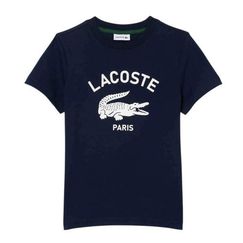Lacoste Childrens/Kids Paris Organic Cotton Regular T-Shirt