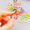 Yogodlns 10/50 Pcs Multiple Colors Metal O Ring Spring Clasp Openable Round Carabiner Keychain Clips DIY Jewelry Buckle Connector Bags Accessories
