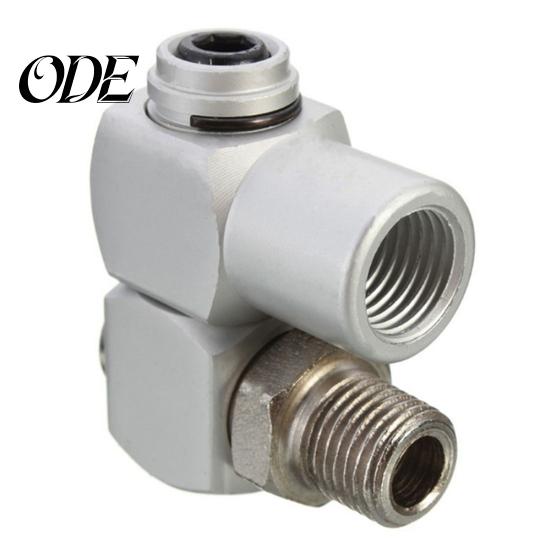 1/4-Zoll-Pneumatik-Universal-360-Grad-Schwenk-Luftschlauchanschluss-Adapter-Fit-Tool