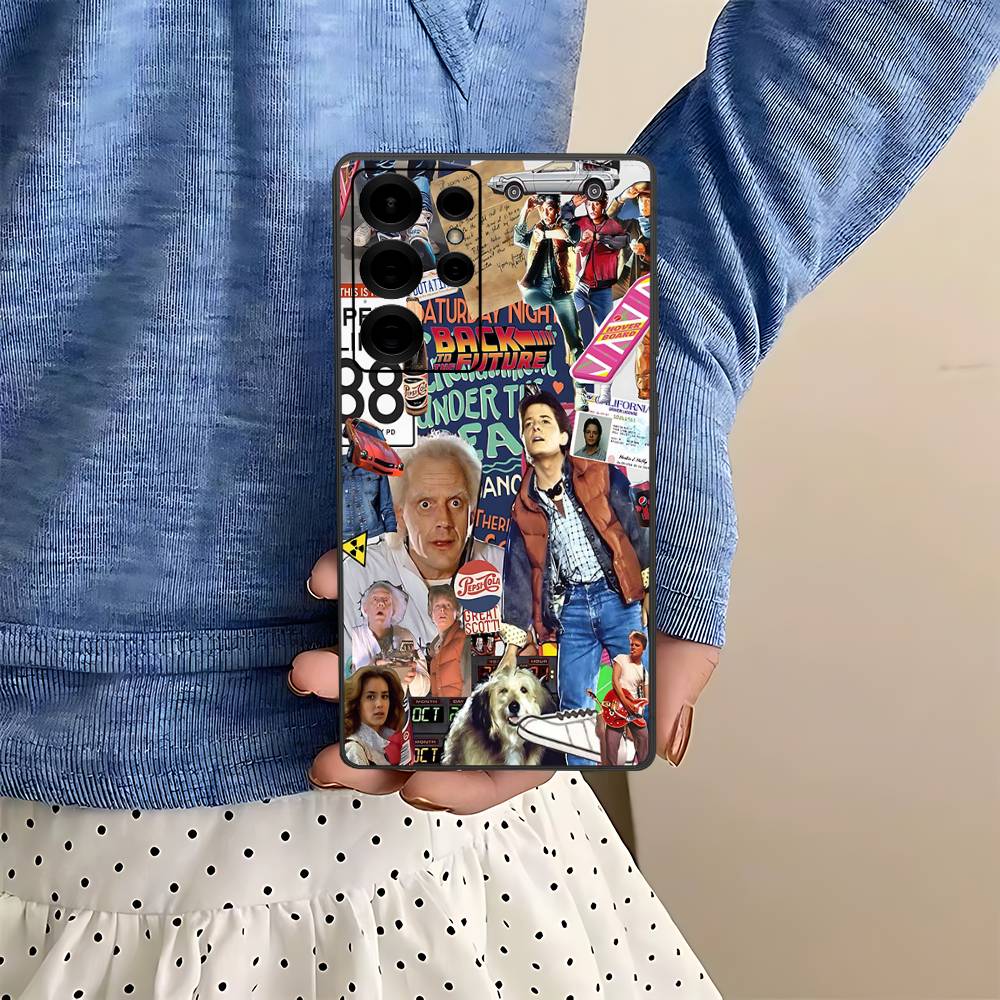 Movie B-Back To The F-Future Phone Case For Samsung S 24 Fe 25 Ultra Plus 20 Lite 21 30 22 23 24 22 Ultra 5G Fundas