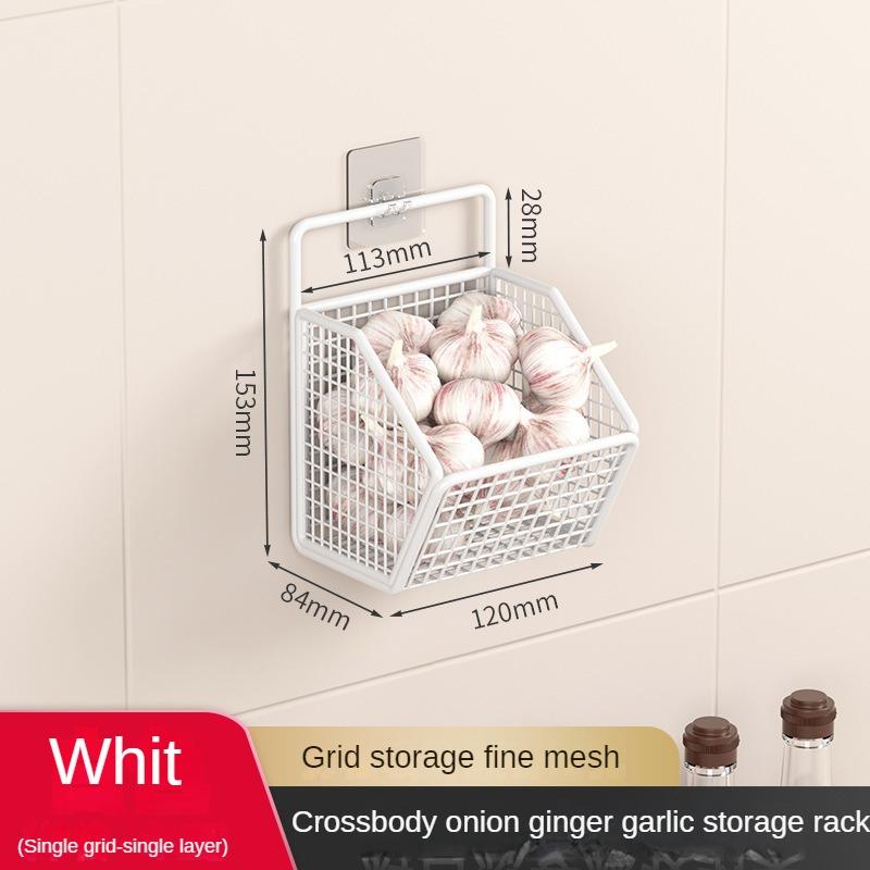 

Кухня з кованого заліза, імбир, часник, роздільні кошики для зберігання Косметика, без проколів, ящик для зберігання, прямокутний кошик для ванної кімнати