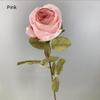 Artificial Burnt Edge Rose Flowers Simulation Silk Flower Bouquet Wedding Party Fake Flower Office Garden Decor Silk Pink Roses