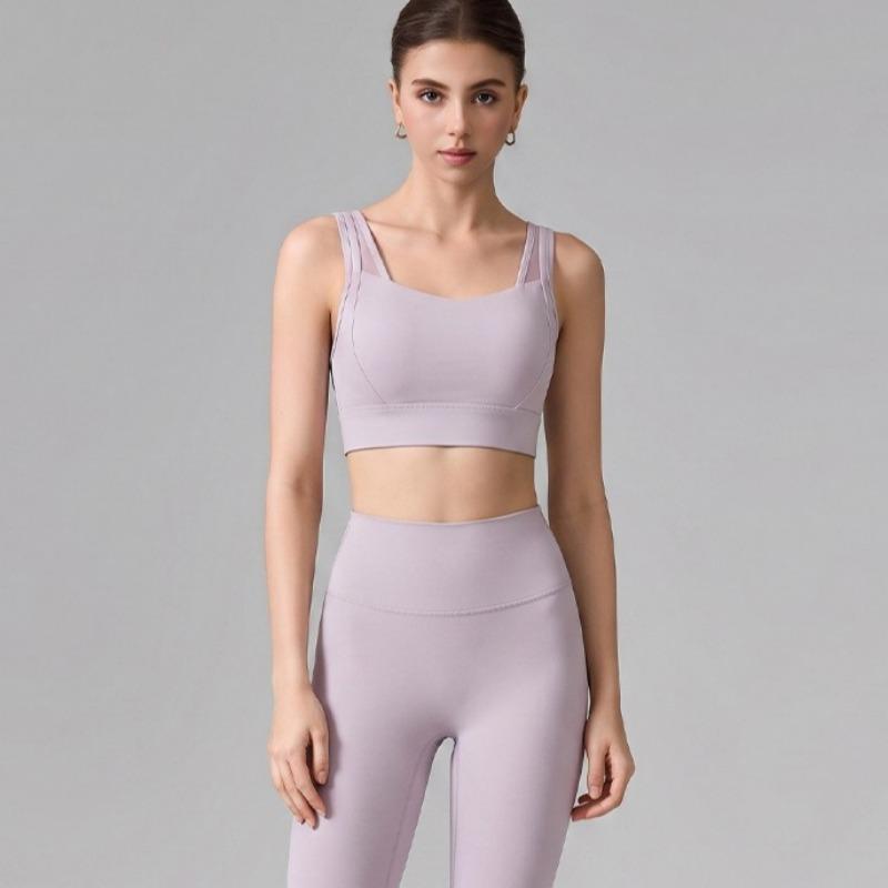 High Support Plus Size Sports Bra for Women Hollow Back Shockproof Running Fitness Tank Intimates