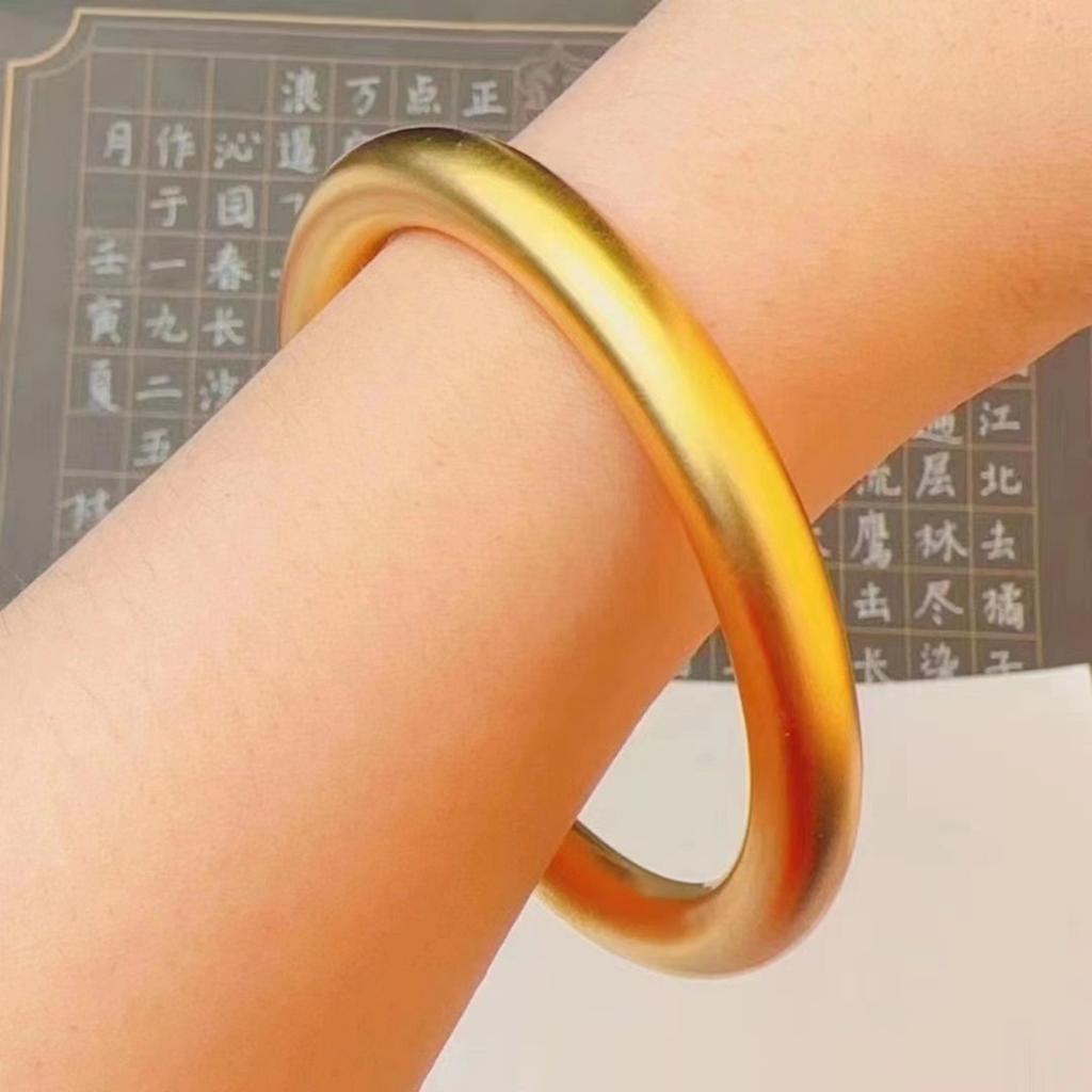 Plain Ring Bracelet for Women Thick Solid Niche High-end Bracelet