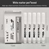 White Quick-Dry Waterproof Thick Tip Oil-Based Marker for Logistics