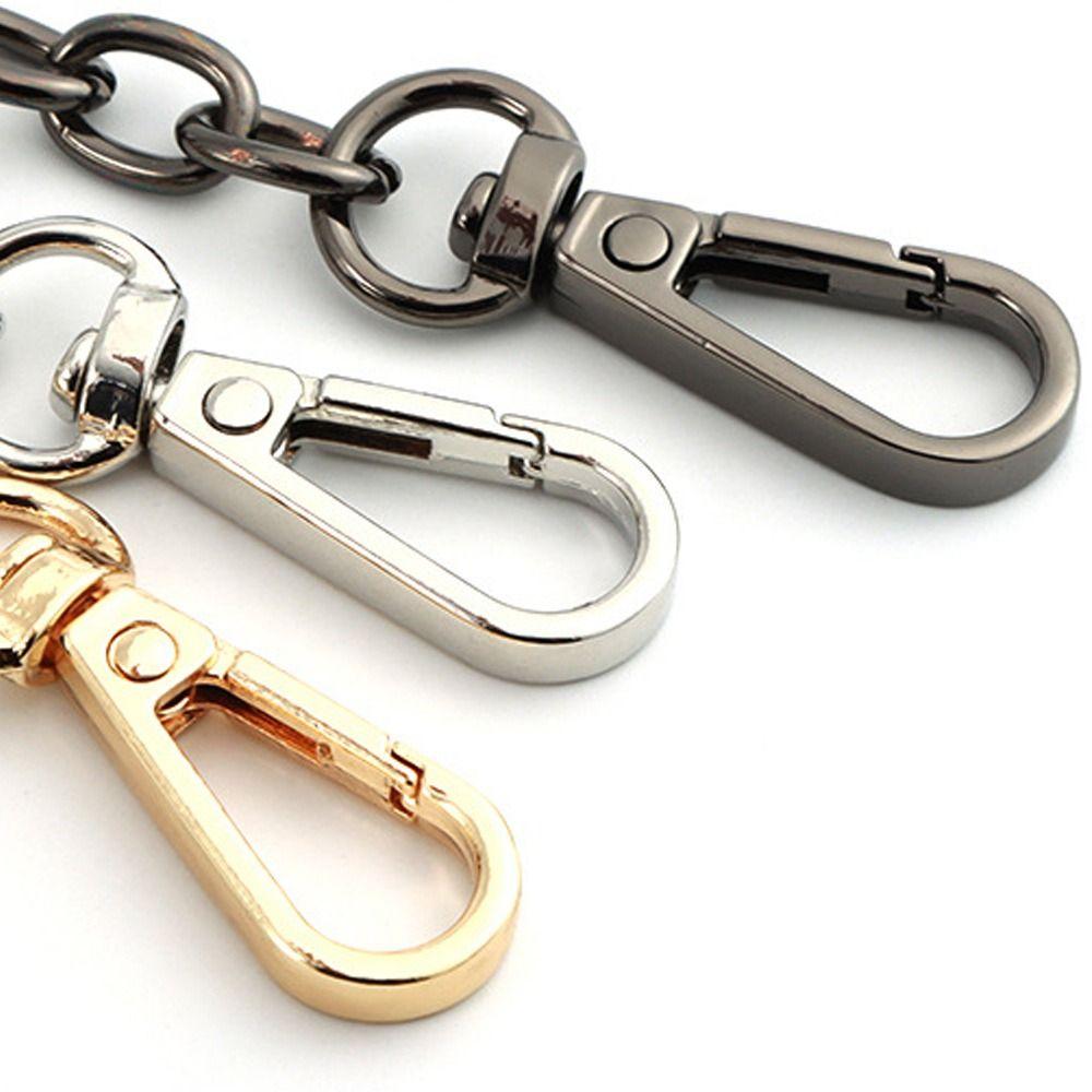 DIY Bag Accessories Gold Silver Black Metal Bag Chains Adjustable Luxury Crossbody Chain Single Shoulder Strap