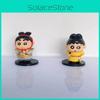 Adorable Pvc Crayon Shin-chan Action Figures Set In Six Unique Designs