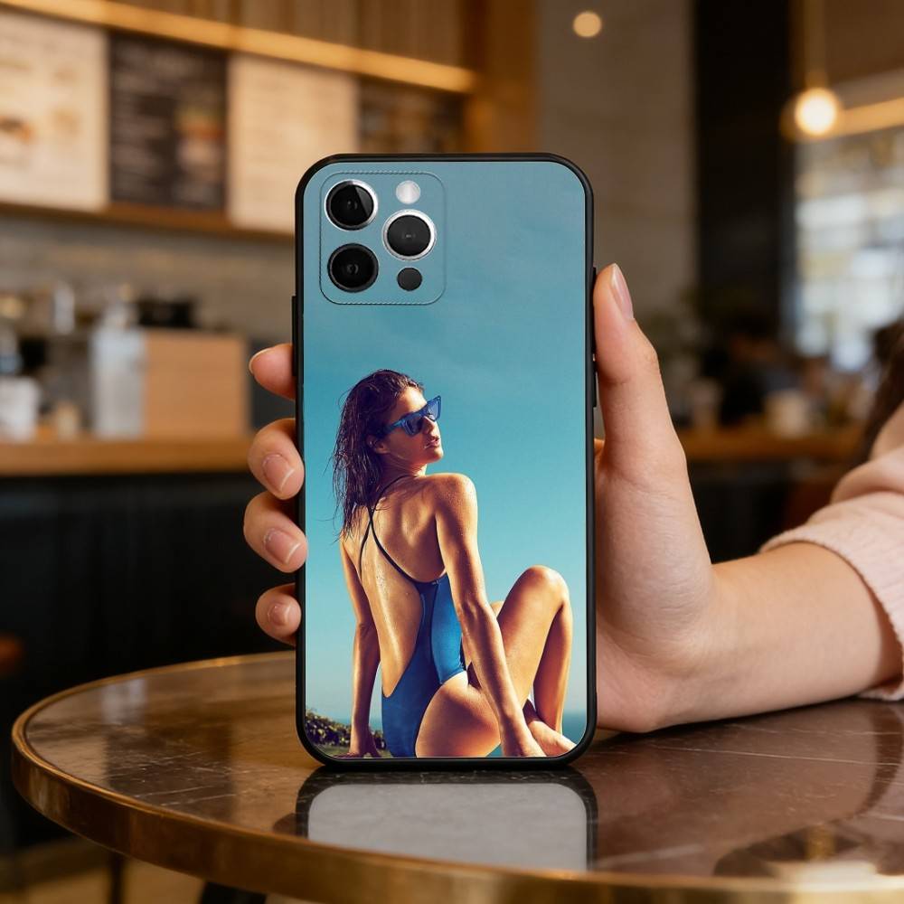 A-Alexandra D-Daddario Phone Case For iPhone 17,16,15,14,13,12,11 Plus,Pro Max,Soft Silicone Black Cover