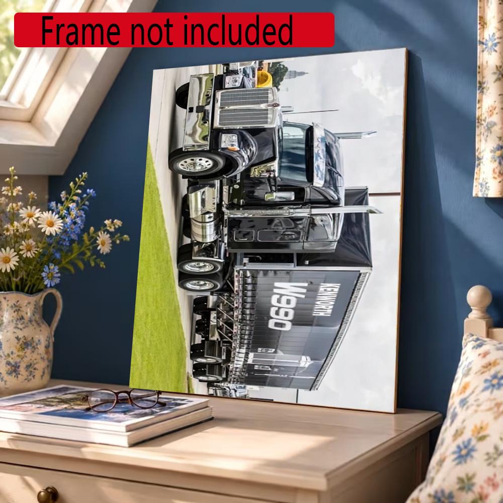 Kenworth Diamond Painting Round Diamond Mosaic Rhinestones Diamond Embroidery Craft Kit Wall Decor Without Frame