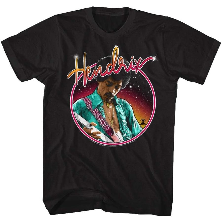 Jimi Hendrix 1960 s Psychedelic Musical Icon Neon Lights Sign Adult T-Shirt Tee XXXXXL разноцветный