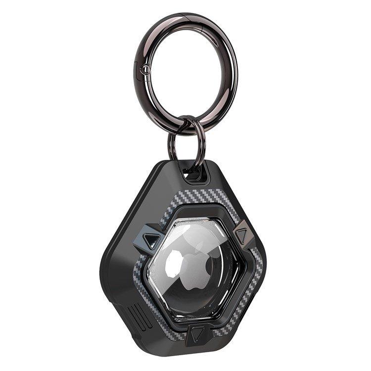 Carbon Case for Apple AirTag 2/1, Black
