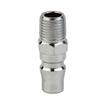NITTO Male Thread Adapter Air Fitting Coupling Silver