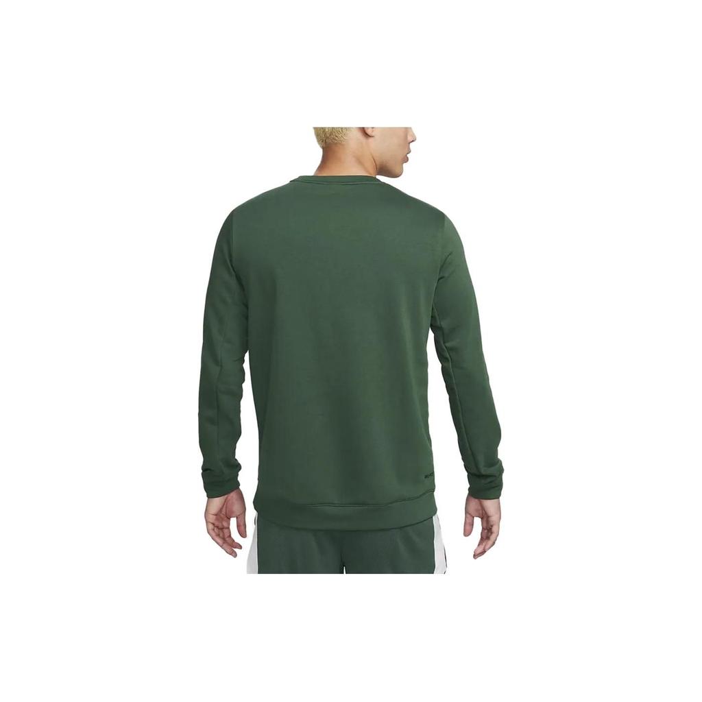 Nike Dri-Fit Track Club Solid Crew Neck Sports Quick-Dry Long Sleeve T-Shirt Men Tops Spruce-Green FB5510-323