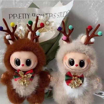 Christmas Elk Doll Plush Toy Keychain