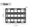 Tactical MOLLE Panel Rigid Car Headrest Shooting Gun Rifle Rack Bracket Storage