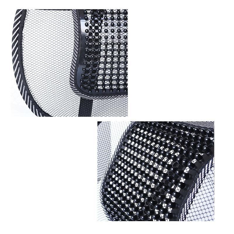 1ks Univerzální zádová opěrka do auta Autosedačka Opěrka opěradla Masážní síťovaný polštář Letní sedadlo Prodyšné doplňky do interiéru