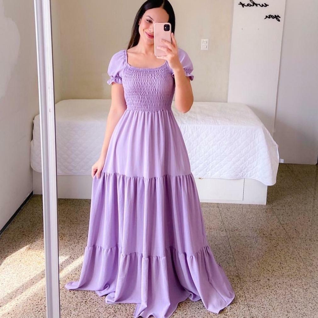 2025 Frühling/Sommer Europäisches & Amerikanisches Damen Ein-Schulter Blumen Feenkleid