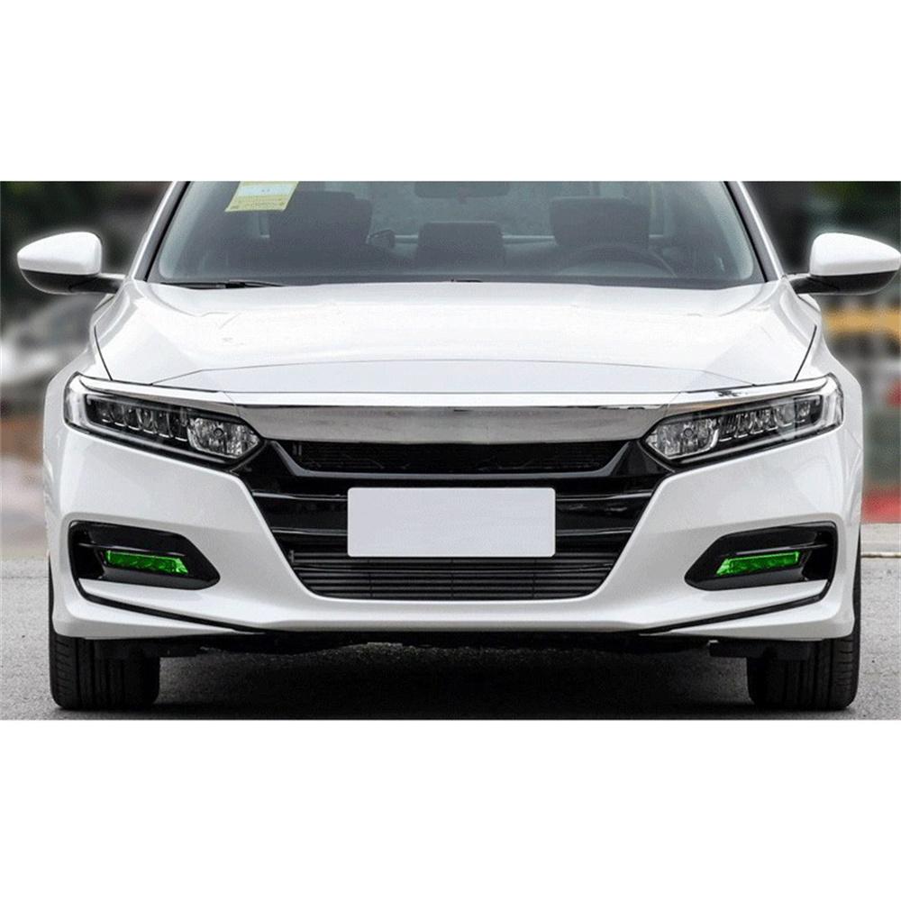 2Pcs Green Fog Light Overlays Vinyl Tint Films For Honda Accord 2018 2019 2020
