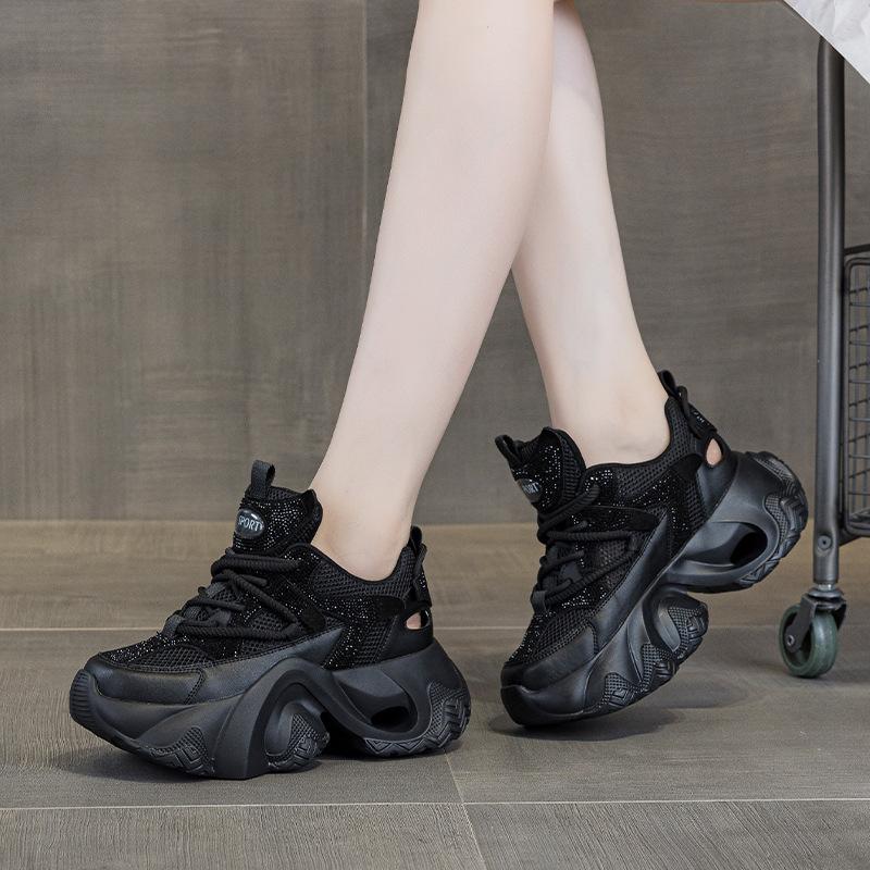 2521 mesh breathable dad shoes women's tide summer new thick-soled feet small leisure