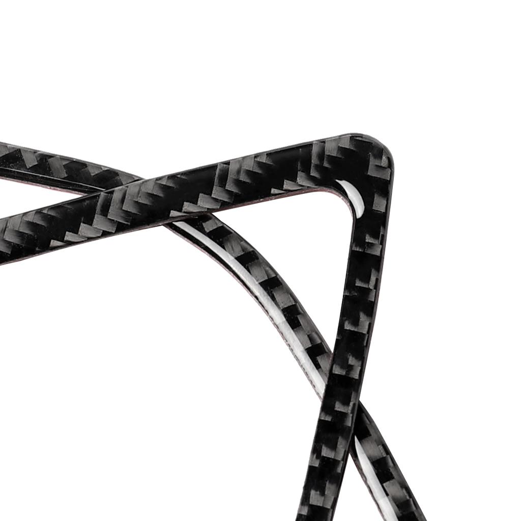 Carbon Fiber Interior Air Vent Trim Cover Dashboard Sticker For Mazda 3 Axela 2014 2017 2018 Interior Accessoire Voiture