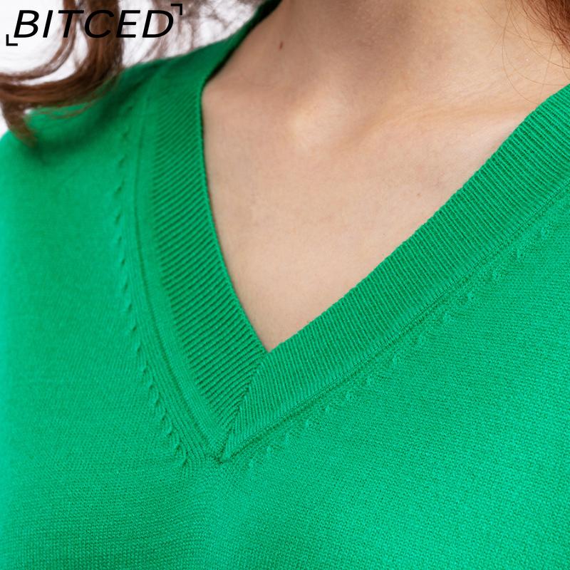 BITCED Fashion Set Women's Autumn and Winter Loose Casual Sweater Pullover Two-piece Set