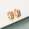 Women's Hoop Earring Bohemian O Shaped Creative Rice Beads Exaggerated Accessories Earrings