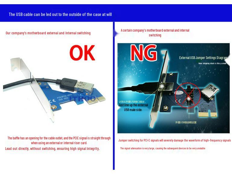 Yakalama, Ses, Paralel ve Altın Vergi Kartları için PCIe'den Çift PCI Adaptör Kartı