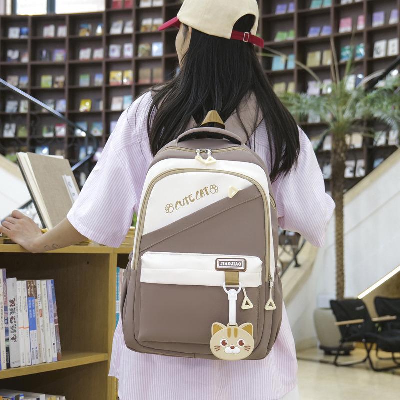 Schooltas vrouwelijke student klas tas Japanse ins schattige rugzak grote capaciteit veelzijdig middelbare school middelbare school tas
