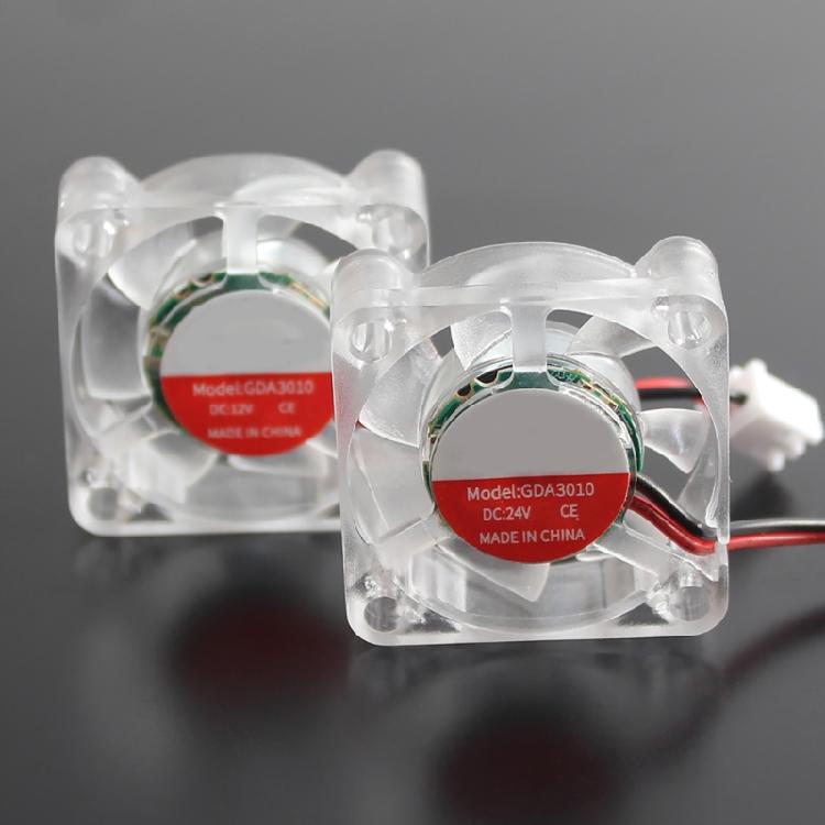3D Printer Part Hotend Part Upgraded Hydraulic Cooling Fan 2510 3010 4010 12V/24V XH2.54 Coolers Radiator for 3D Printer