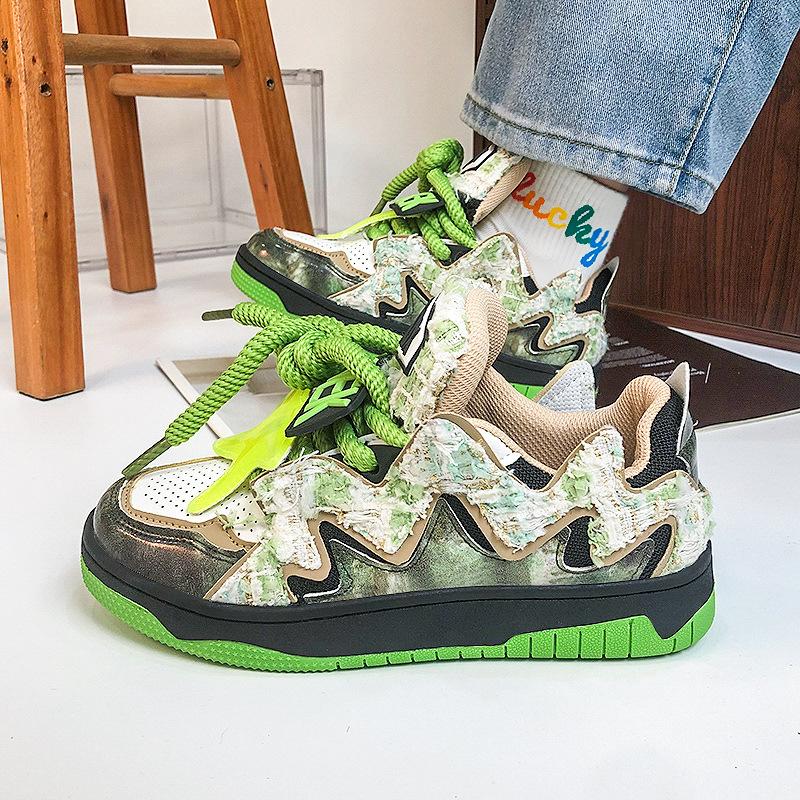 

Fashion 2025 New Classic Men s Casual Sneakers Couple Style Fashion Versatile Breathable Sports Running Shoes Zapatillas Deportivas 44 флуоресцентный зеленый